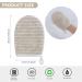 Kinhwa Reusable Microfiber Make-Up Remover Glove - Gentle Facial Cleaning with Water 3 Pieces (Light Brown) - 13cm x 20cm - Eco-Friendly & Travel-Friendly - Buy Online on GoSupps.com