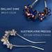 Bling U Shape Hair Clips Crystal Rhinestone Hair Pin Butterfly Hair Pin U Shaped Headpiece Hair Pins Fork Hair Accessories Wedding Bridal Hair Accessories for Women Girls 2 Pieces - Buy Online on GoSupps.com