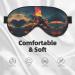 SSIMOO Volcano Soft Sleep Eye Mask - Breathable Black Eye Patch for Women | Perfect for Travel & Relaxation - Buy Online on GoSupps.com