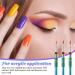 3 Pieces Kolinsky Acrylic Nail Brush Set with Rainbow Size 2 4 5 - Non-slip Handle, Silver Metal - 3D Nail Art Brushes - Buy Online on GoSupps.com