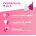 Lybera Menstrual Cup Set - 2 Soft Safe Eco-Friendly Cups in Size 1 & Size 2 | Made in Italy - Buy Online on GoSupps.com