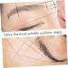 Hemoton 2pcs Ink Pattern Embroidery Thread Ruler Eyebrow Threading Thread Mapping Eyebrow Tool Draw a Line 7.5x4.5cmx2pcs Blackx2pcs - Buy Online on GoSupps.com