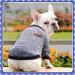 Warm Navy Blue Dog Sweater for Small & Medium Dogs - Classic Puppy Clothing Set XS Size - Buy Online on GoSupps.com
