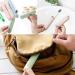JdXun Travel Toothbrush Set - 2 Eco-Friendly Portable Toothbrush Covers for Family - Gray & Green - Buy Online on GoSupps.com