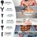 Deep Tissue Percussion Massage Gun - 30 Speeds, 6 Heads - Electric Athletes Massager for Pain Relief - Handheld Portable, Quiet - Black - Buy Online on GoSupps.com