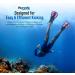 PRODIVE Adjustable Open-Heel Snorkel & Swim Fins - Short-Blade Flippers for Swimming & Diving - Pink S/M - Buy Online on GoSupps.com