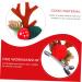minkissy 12 Pairs Christmas hair clips christmas hair decor christmas deer costume antler hair barrette bill hair clips for women deer antler decor korean decor Deer Antlers Barrette - Buy Online on GoSupps.com