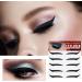 Sticker Eyeliner Glitter 5 Pairs Instant -Adhesive Eyeliner Stencil Glitter - Sticker Eyeliner with Shine Effect Makeup Eyeliner Stickers for Women and Girls Thaely Black (Five Pairs) - Buy Online on GoSupps.com
