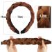 Vintage Brown Boyrot Hair-Ripped Headband | Padded Rockabilly Fashion Accessory for Women & Girls - Buy Online on GoSupps.com