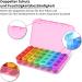 Weekly Pill Box Organizer - 7 Day Tablet Box with 4 Compartments (Pink) for Easy Medication Management - Buy Online on GoSupps.com