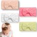 YANINEE 4 Pieces Nylon High Elastic Hair Band Headband Baby Girl 0-6 Months