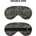 Watercolour Cactus Sleep Mask - Adjustable Soft & Breathable Blindfold for Deep Sleep Relaxation Travel & Meditation - International Shipping Available - Buy Online on GoSupps.com