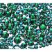 4200 Stk Emerald Green Rhinestones SS6-SS20 | Flatback K9 Glass Nail Art Makeup & DIY Crafts Charms - Buy Online on GoSupps.com
