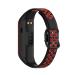 Bands Compatible with Samsung Galaxy Fit 2 Wristbands Two-Toned Silicone Colourful Breathable Bracelet Strap Band for Galaxy Fit 2 SM-R220 Fitness Smartwatch for Men Women Red