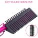 Hot Comb Anti-Scald Ceramic Heater - Best Hair Straightener & Curler Tool for Travel | Beard Pressing Comb - Purple - Buy Online on GoSupps.com