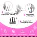 Calailis DIY Individual Eyelashes - 120 PCs D Curl Cluster Lashes for Home Application (10-16mm A12 Mix) | Shop Quality Lash Extensions - Buy Online on GoSupps.com