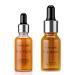 TAN-LUXE Glow Kit - Light/Medium Face & Body Illuminating Self Tan Drops - Self Tanner Drops for Customizable Glow - Add to Your Existing Skincare - 1 The Face 30ml Bottle 1 The Body 50ml Bottle