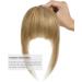 YAMEL Clip in Bangs Human Hair Extensions - Dirty Blonde Face Fringe for Women - Buy Online on GoSupps.com