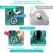 Inflatable Donut Pillow Adjustable Butt Cushion Seat for Long Sitting to Helps Relieve Pressure from Hemorrhoid Treatment Tailbone Pain Coccyx Pain Sciatica Postpartum (Pink) (green) - Buy Online on GoSupps.com