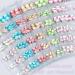 FEIlei 60Pcs Flatback Diamonds Jewelry Nail Art Rhinestones Decorations Manicure Charms - Buy Online on GoSupps.com