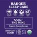 Badger Sleep Balm Organic Essential Oil Aromatherapy Natural Sleep Balm for Adults & Kids Relaxing & Calming Lavender & Bergamot Natural Sleep Support .75 oz Tin 0.75 Ounce (Pack of 1) - Buy Online on GoSupps.com