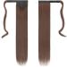 24 Long Straight Synthetic Wrap Around Ponytail Extension in Light Golden Brown - FESHFEN - Buy Online on GoSupps.com
