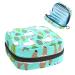 GIAPB Period Bag Sanitary Napkin Storage Bag Period Pouch Travel Makeup Bag Animal Alpaca Plant Color579