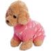 Pink Heart Dog Knitted Sweater for Small Cats and Dogs - Warm Holiday Pet Clothes - Buy Online on GoSupps.com