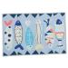 STOBAZA Water Absorbent Bath Mat Water Absorbing Bath Mat Floor Mat Carpet Absorb Water Shower Mat