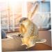 OUNONA 4 Pcs Animal Model Mini Resin Animals Decor Miniature Groundhog Figure Mini Figurine Mini Top Hat Groundhog Stuffed Animal Kids Toys Desk Trinkets Plastic Child Rabbit Bonsai As Shownx2pcs 6x6cmx2pcs - Buy Online on GoSupps.com