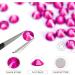 YHMQ 1440PCS Rhinestones & Nail Crystals - Crystal Peach SS12 (2.8 & 3.0mm) for Stunning Nail Art | International Shipping Available - Buy Online on GoSupps.com