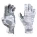 Booms Fishing FG2 Fishing Gloves, UPF50+ Sun Protection Gloves, Men Women Fingerless Gloves for Fishing, Kayaking, Hiking, Driving, Motorcycle, Biking, Hunting, Outdoor, Camping, Rowing Gray Medium