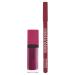 Bourjois Ooh La Velvet Lipstick & Lipliner - 14 Plum Plum Girl | International Shipping Available! - Buy Online on GoSupps.com
