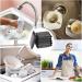 Scrubbing Cleaning Sponge 6 Reusable Dishwashing Scrub Sponge Non-Scratch Washing Scrub Pads Soft and Fast Cleaning Scrubber Scrub Sponge for Kitchen Household Cleaning Tools for Pots Pans Black - Buy Online on GoSupps.com
