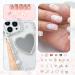 500-Piece Nail Charms Decorations - 3D Resin Manicure Accessories | Cute Flower & Heart Nail Art DIY - Buy Online on GoSupps.com