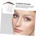 Beavorty 12 pcs eyebrow stickers makeup stickers 3D Hair-Like Eyebrows Stickers Miss - Buy Online on GoSupps.com