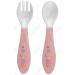 Pepa Pig Baby Spoon Fork Set - BPA Free, Reusable, 12.5cm | Baby Weaning & Training Kids Tableware | Pink, 2pcs - Ideal for Girls 6+ Months - Buy Online on GoSupps.com