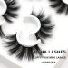 Luxurious Losha Lashes: 6 Pairs 20mm Fluffy False Eyelashes for Women - Dramatic Faux Mink Strip 5D Lashes Pack for Gorgeous Eye Makeup - Buy Online on GoSupps.com