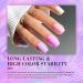 AZUREBEAUTY Dip Powder Set - 6 Pink Violet Purple Glitter Colors for Quick-Drying French Manicure - No Lamp Needed - Buy Online on GoSupps.com