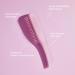 Tangle Teezer Ultimate Detangler Hairbrush - Gentle Flexible Wet/Dry Use Sensitive Scalp Travel-Friendly Morello Cherry & Violet - Buy Online on GoSupps.com
