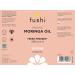 Fushi Moringa Seed Oil Virgin & Fresh-Pressed Best for Dry Skin Redness Fine Lines Moisturising Antibacterial Antioxidant Nourishing & Anti-ageing Ethical Vegan & Made in The UK 50 ml - Buy Online on GoSupps.com