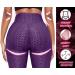 Ewedoos Purple Butt Lifting Scrunch Butt Shorts for Women - Medium - Buy Online on GoSupps.com