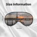 Eiffel Tower Bike Sleep Mask - Adjustable Breathable Eye Mask for Ultimate Comfort - Fashionable Travel Accessory - Buy Online on GoSupps.com