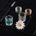 Geviro 2 Pack Nail Art Glass Crystal Bowls - Transparent Dappen Dishes for Acrylic Powder - Nail Tools for Perfect Nail Art - Buy Online on GoSupps.com