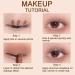 Korean Makeup Set: 4Pcs Matte Liquid + 1Pcs Sparkling Glitter Eyeshadow - Long-Lasting, Waterproof Eye Shadows for Natural Crystals Makeup - Buy Online on GoSupps.com
