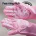 BAMFY 3 Pairs Silicone Dishwashing Gloves Reusable Sponge Cleaning Brush Kitchen Rubber Gloves for Dishes Housework Cars Washing Up Gloves (Color : Blue Size : 120g) - Buy Online on GoSupps.com