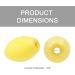 Pack of 2 Yellow Deep Water Floats for Enhanced Water Safety - Buy Online on GoSupps.com