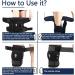Hinged Knee Brace for Men & Women - Adjustable Support Wrap for Pain Relief - Patellar Tendon Sleeve for Strains, Sprains, ACL and MCL Injuries - Large Black - Buy Online on GoSupps.com