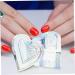 POPETPOP Heart Glass Nail Cups Nail Liquid Dish Acrylic Nail Dish Nail Dappen Dish Bowl Liquid Powder Crystal Cup Crystal Dappen Dish Diamond Crystal Glass Heart-shaped 7x6.5cm As Shown - Buy Online on GoSupps.com