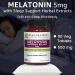 Pure Nutrition Melatonin 5mg with Valleriana Wallichii | 90 Tabs | Non-Addictive Sleep Support Supplement | Supports Relaxation Sleep Quality and Overall Well-Being | Non GMO 90 Count (Pack of 1) - Buy Online on GoSupps.com